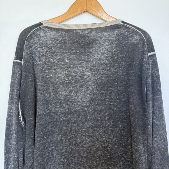 J Ferrar Mens Lightweight Fleur De Lis Sweater Size XL Cotton Preppy Grunge Ligh - Picture 8 of 11